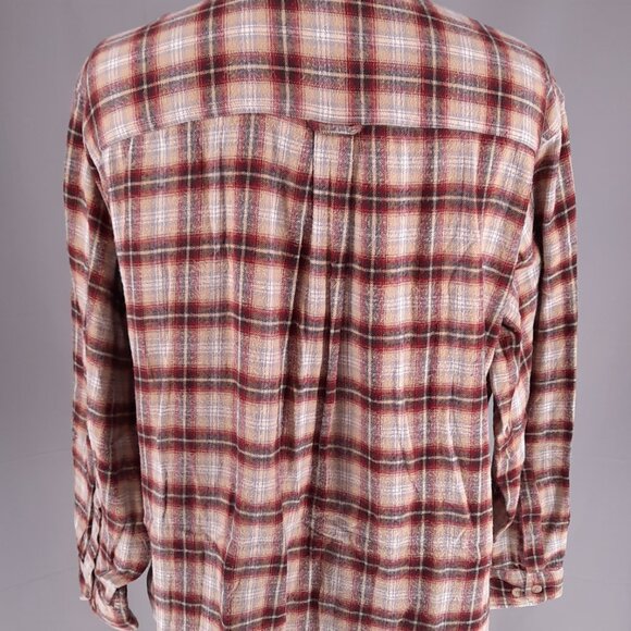 Woolrich Flannel Plaid Long Sleeve Shirt Men's XL Button Down Workcore Outdoor - Picture 6 of 8